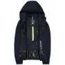 CMP Fix Hood 31z6607p Jacke, Black blue
