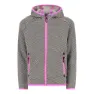 CMP Fix Hood 32h1325 Kapuzenfleece, Bone / black, 3Y