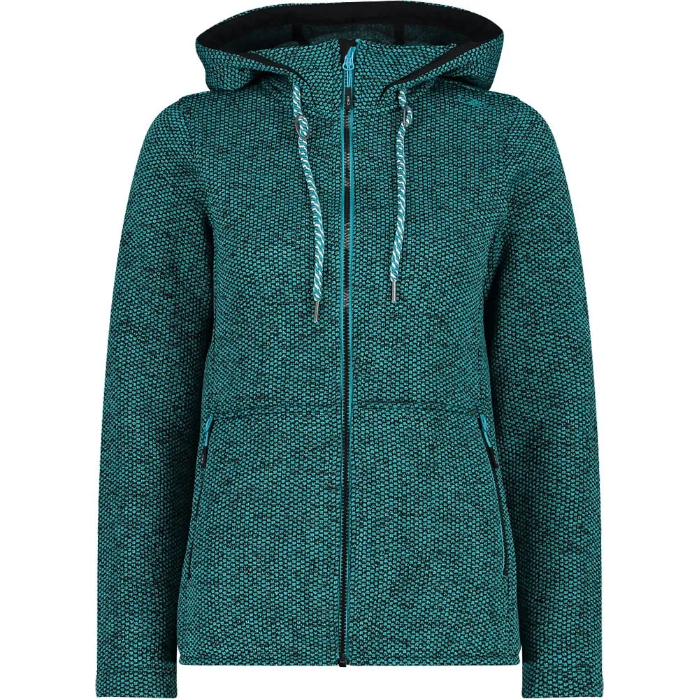 CMP Fix Hood 32h2066 Kapuzenfleece, Lagoon / black