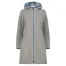 Grey mel. / crystal blue