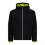 CMP Fix Hood 32m2487 Softshelljacke, Black / acid