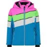 CMP Fix Hood 32w0105 Jacke, Turquoise, 3Y