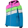 CMP Fix Hood 32w0105 Jacke, Turquoise, 3Y