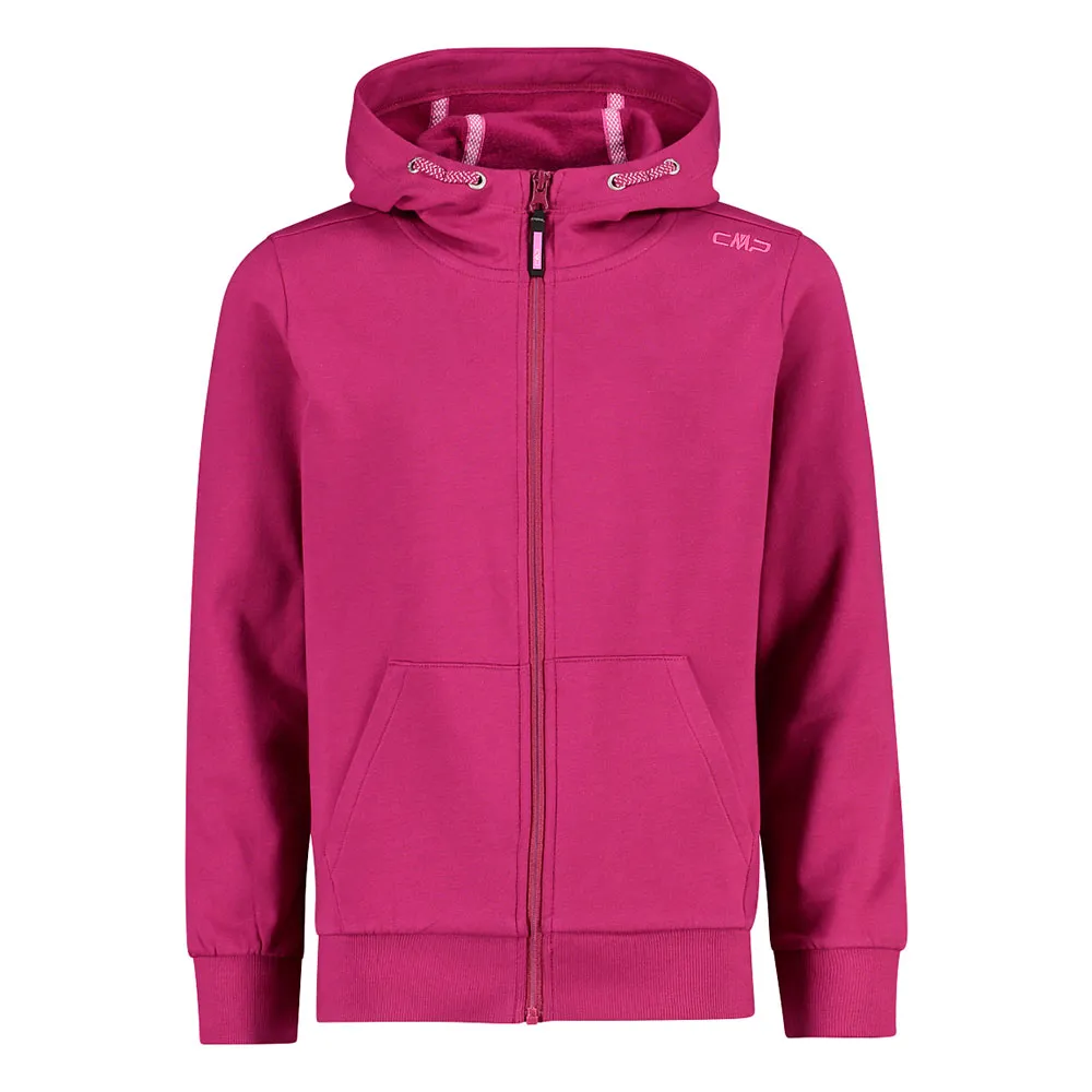 CMP Fix Hood Full Zip 31d4355 Fleece, Sangria, 6Y CMP Fix Hood Full Zip 31d4355 Fleece, Sangria, 6Y