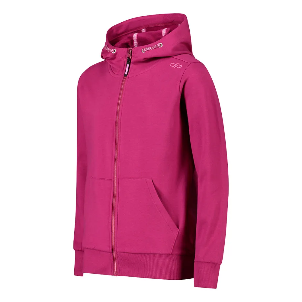 CMP Fix Hood Full Zip 31d4355 Fleece, Sangria, 6Y CMP Fix Hood Full Zip 31d4355 Fleece, Sangria, 6Y