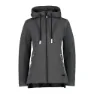 CMP Fix Hood Full Zip 31m3766 Sweatshirt, Asphalt melange