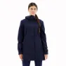CMP Fix Hood Long 38z5386 Softshelljacke, Black blue