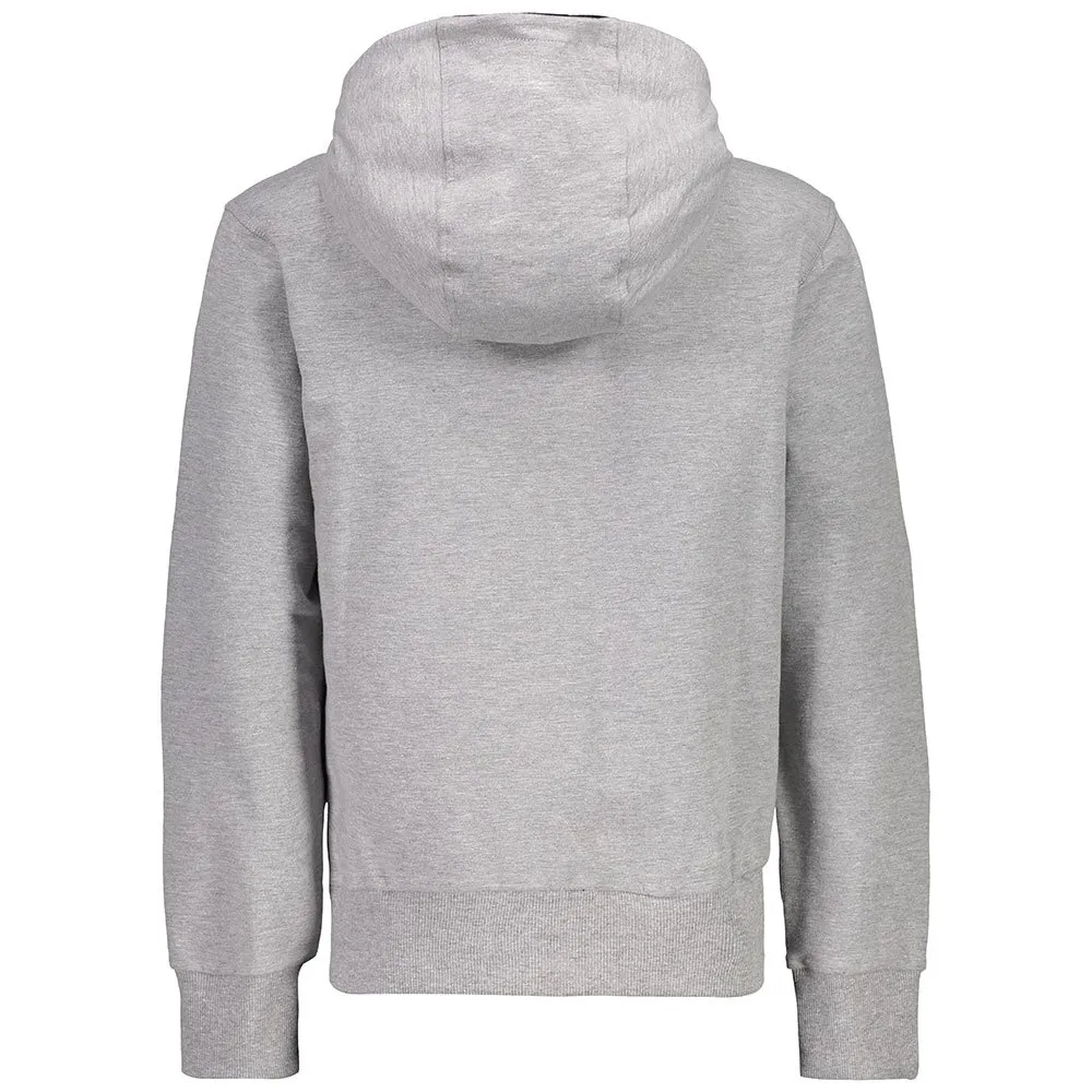 CMP Fixed Hood Full Zip 38d8314m Sweatshirt, Grigio melange, 3Y
