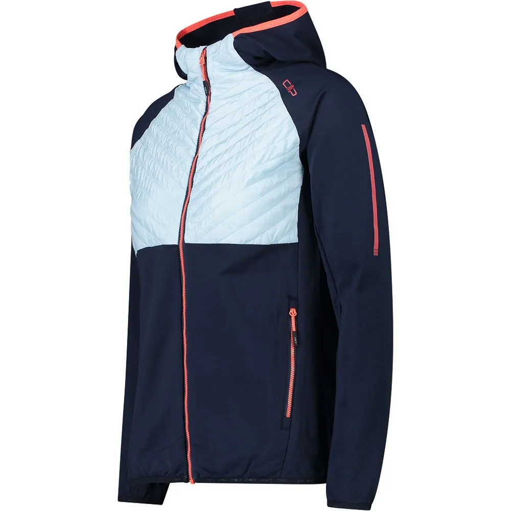 CMP Hybrid Fix Hood 32e4296 Jacke, Black blue CMP Hybrid Fix Hood 32e4296 Jacke, Black blue
