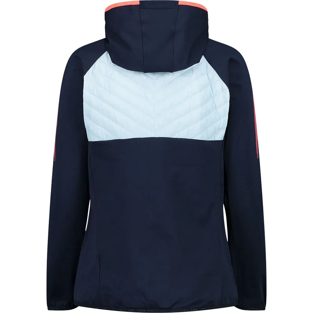 CMP Hybrid Fix Hood 32e4296 Jacke, Black blue CMP Hybrid Fix Hood 32e4296 Jacke, Black blue
