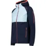 CMP Hybrid Fix Hood 32e4296 Jacke, Black blue