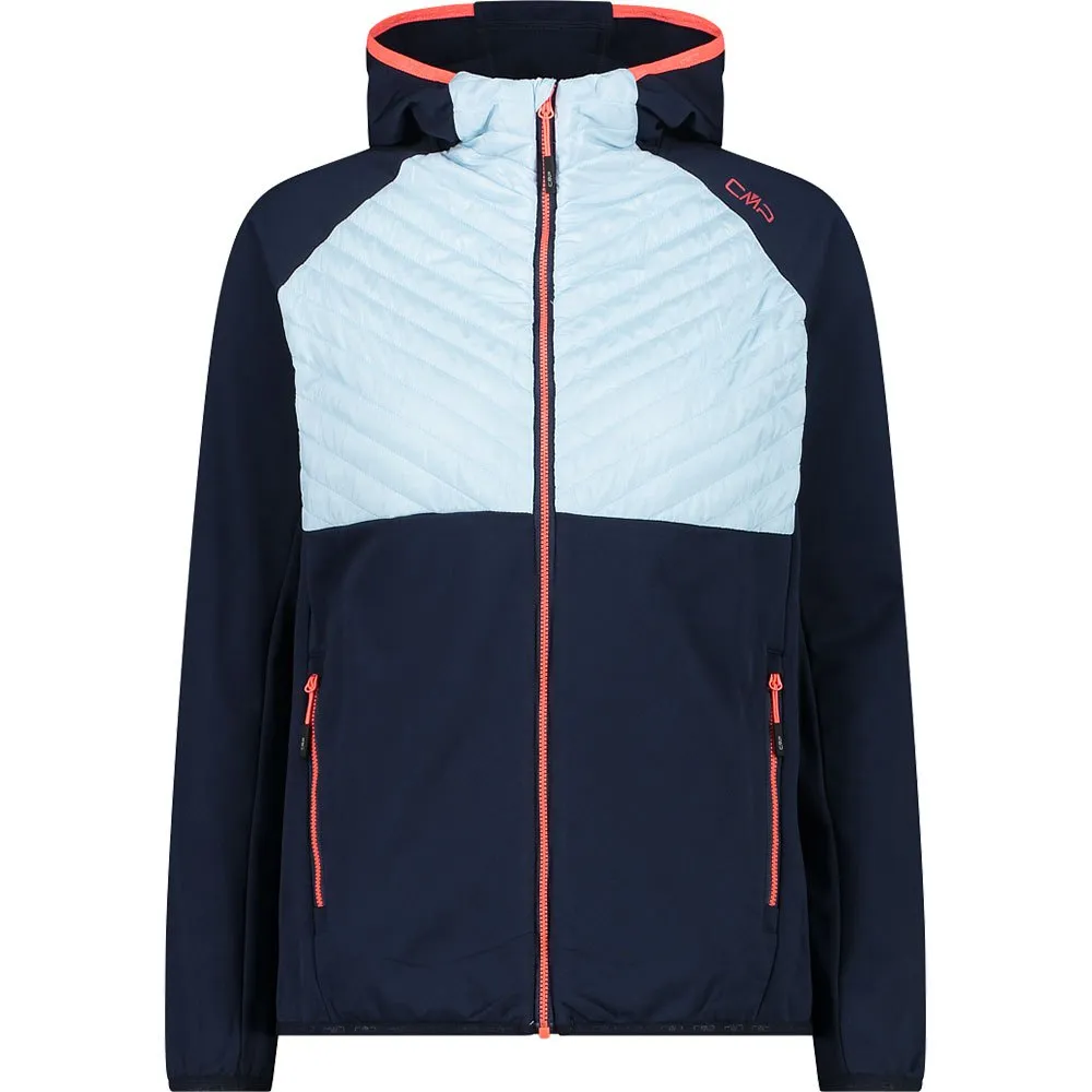 CMP Hybrid Fix Hood 32e4296 Jacke, Black blue CMP Hybrid Fix Hood 32e4296 Jacke, Black blue