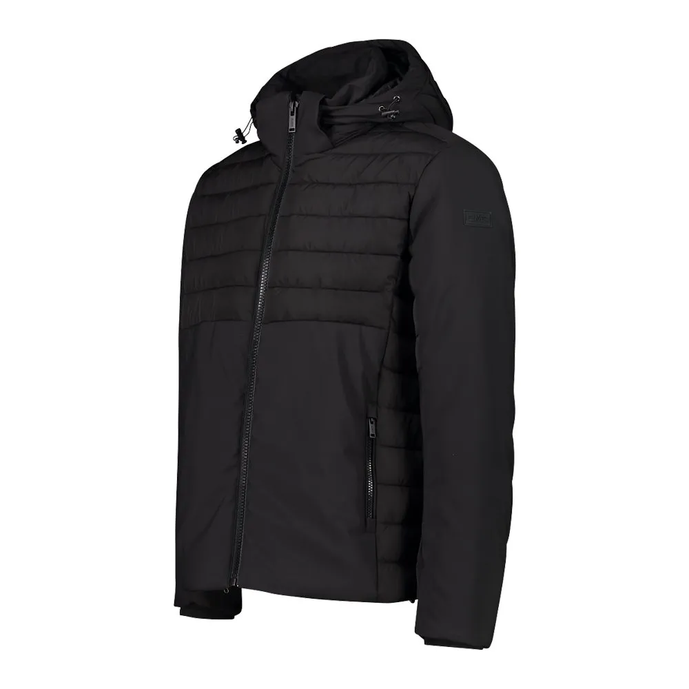 CMP Hybrid Zip Hood 32k3247 Jacke, Black CMP Hybrid Zip Hood 32k3247 Jacke, Black