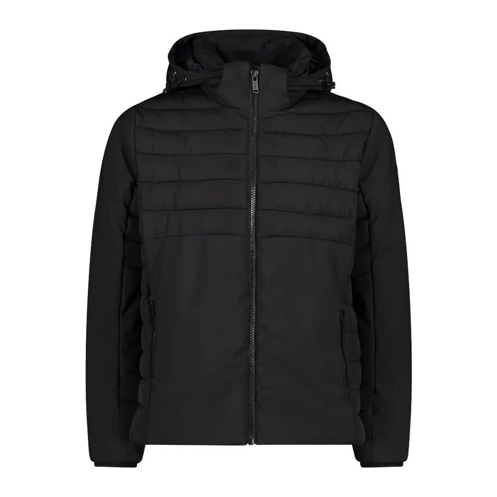 CMP Hybrid Zip Hood 32k3247 Jacke, Black CMP Hybrid Zip Hood 32k3247 Jacke, Black