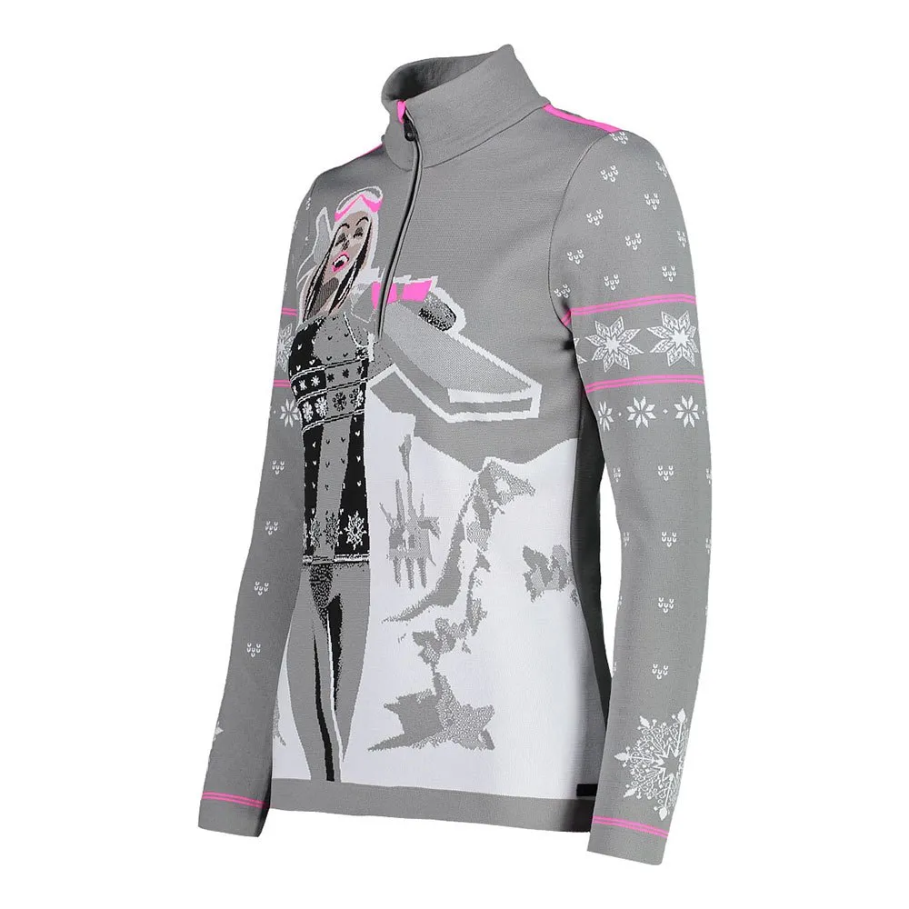 CMP Knitted 7h96140 Pullover, Grey CMP Knitted 7h96140 Pullover, Grey