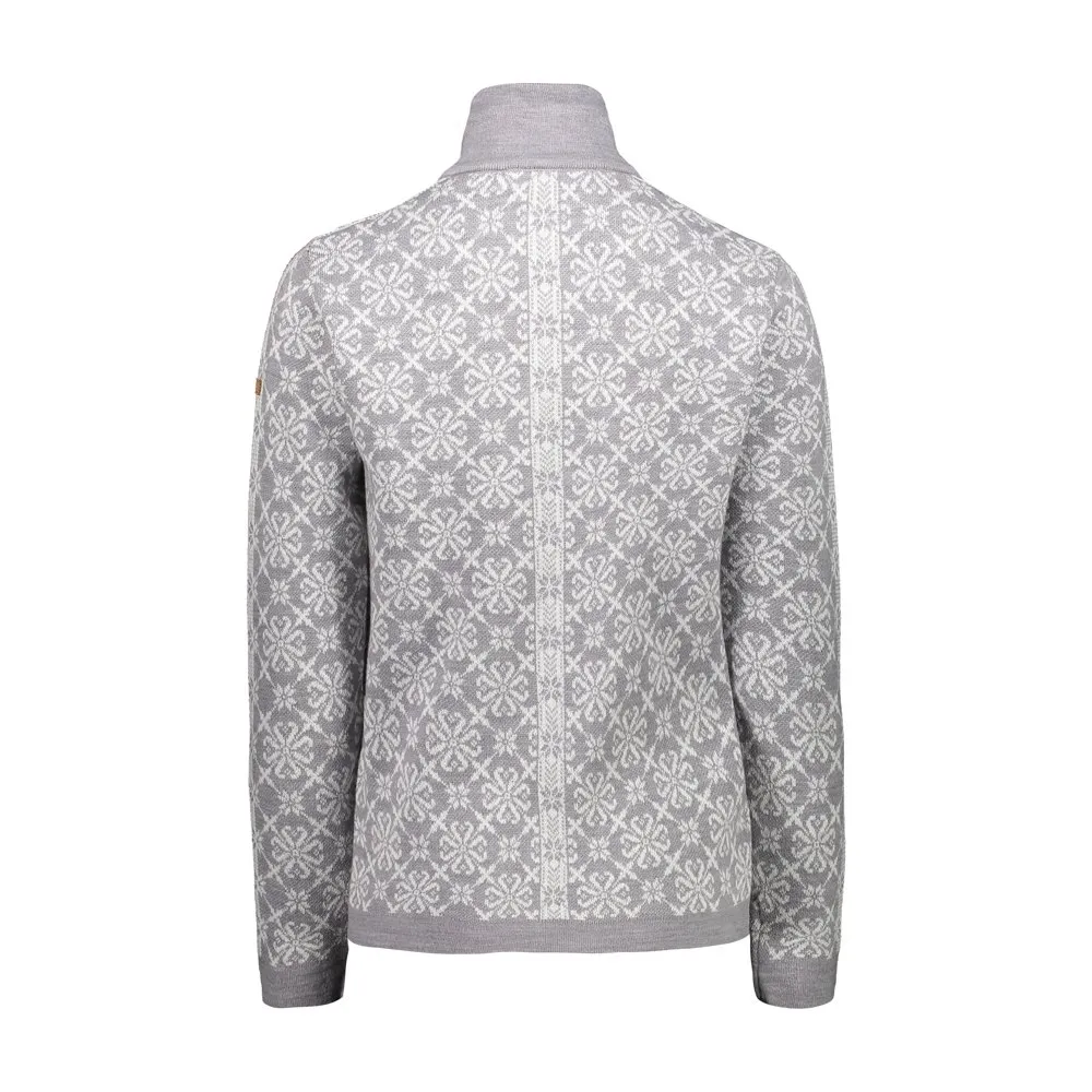 CMP Knitted Pullover 7h26005 Fleece Mit Halbem Reißverschluss, Grey m.