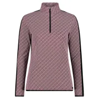 CMP Printed Sweat 32l0336 Fleece Mit Halbem Reißverschluss CMP Printed Sweat 32l0336 Fleece Mit Halbem Reißverschluss