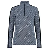 CMP Printed Sweat 32l0336 Fleece Mit Halbem Reißverschluss CMP Printed Sweat 32l0336 Fleece Mit Halbem Reißverschluss