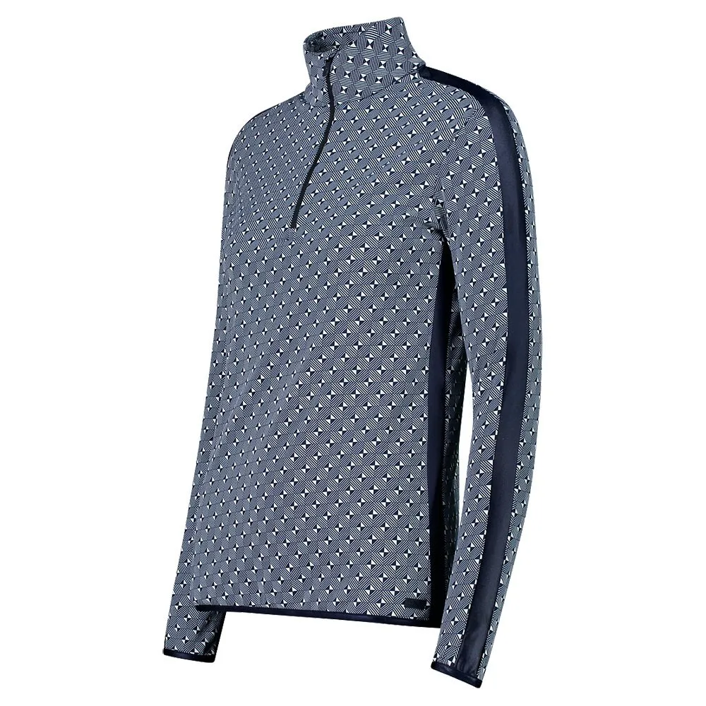 CMP Printed Sweat 32l0336 Fleece Mit Halbem Reißverschluss CMP Printed Sweat 32l0336 Fleece Mit Halbem Reißverschluss