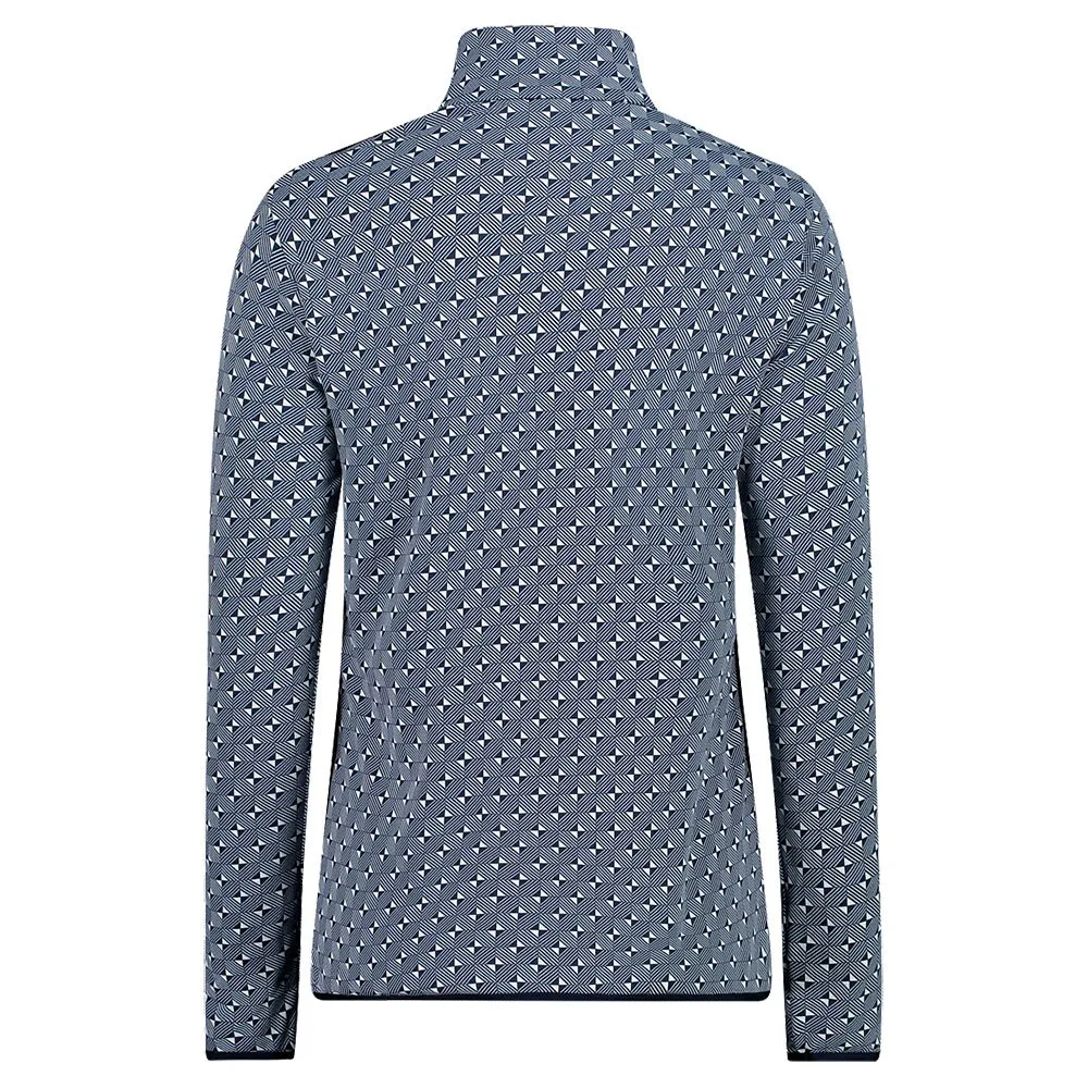 CMP Printed Sweat 32l0336 Fleece Mit Halbem Reißverschluss CMP Printed Sweat 32l0336 Fleece Mit Halbem Reißverschluss
