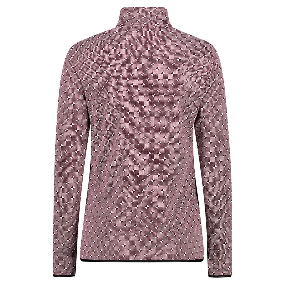 CMP Printed Sweat 32l0336 Fleece Mit Halbem Reißverschluss