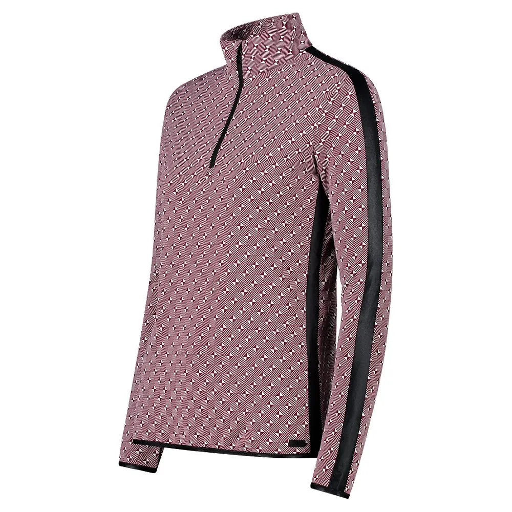 CMP Printed Sweat 32l0336 Fleece Mit Halbem Reißverschluss