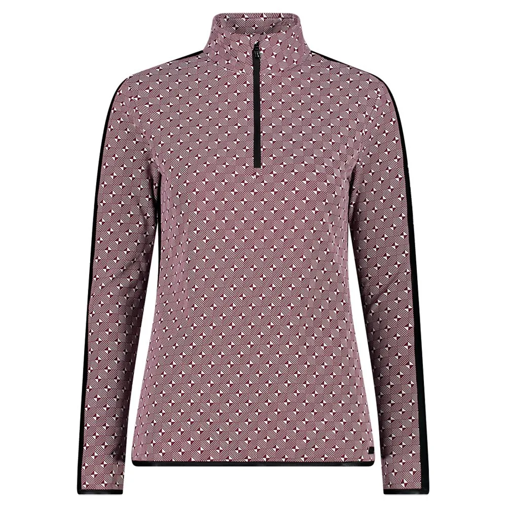 CMP Printed Sweat 32l0336 Fleece Mit Halbem Reißverschluss
