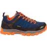 B. blue / arancio