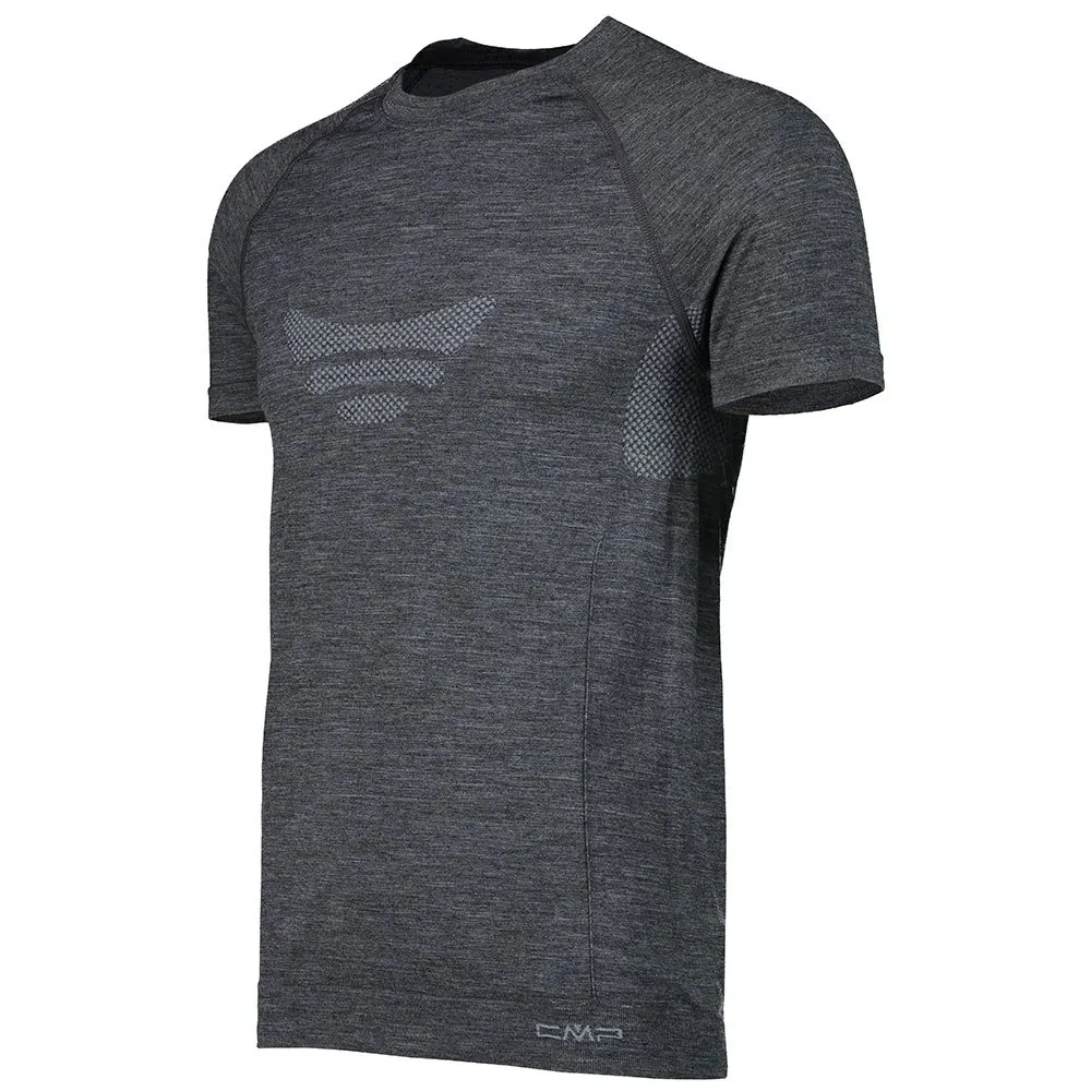 CMP Seamless Sweat 39y4057 Kurzarm-baselayer, Black melange CMP Seamless Sweat 39y4057 Kurzarm-baselayer, Black melange