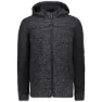 CMP Sportswear Mid Fix 39m3697 Kapuzenfleece, Bright blue melange