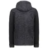 CMP Sportswear Mid Fix 39m3697 Kapuzenfleece, Bright blue melange