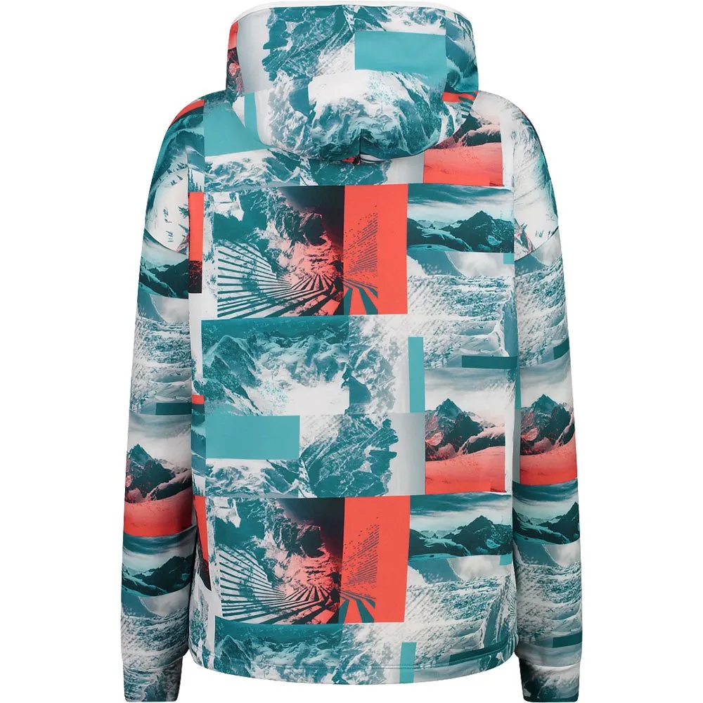 CMP Sweat Fix Hood 32e4066 Kapuzenpullover, Campari / deep lake