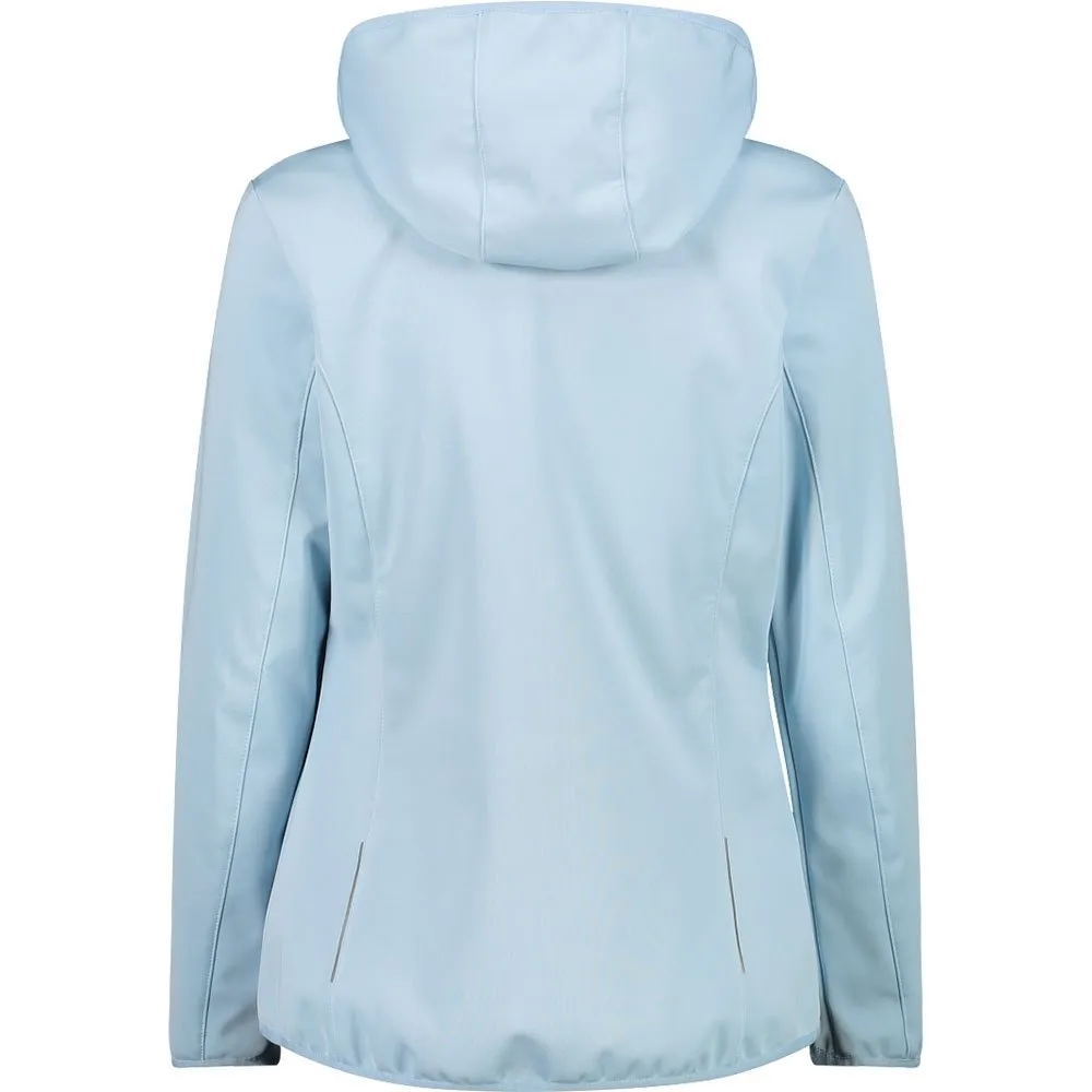 CMP Zip Hood 32a1356 Softshelljacke Refurbished, Cristal blue CMP Zip Hood 32a1356 Softshelljacke Refurbished, Cristal blue