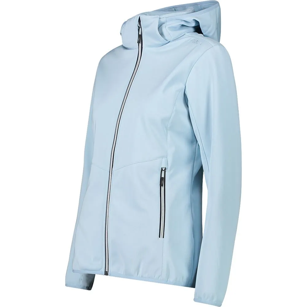 CMP Zip Hood 32a1356 Softshelljacke Refurbished, Cristal blue CMP Zip Hood 32a1356 Softshelljacke Refurbished, Cristal blue