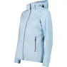 CMP Zip Hood 32a1356 Softshelljacke Refurbished, Cristal blue