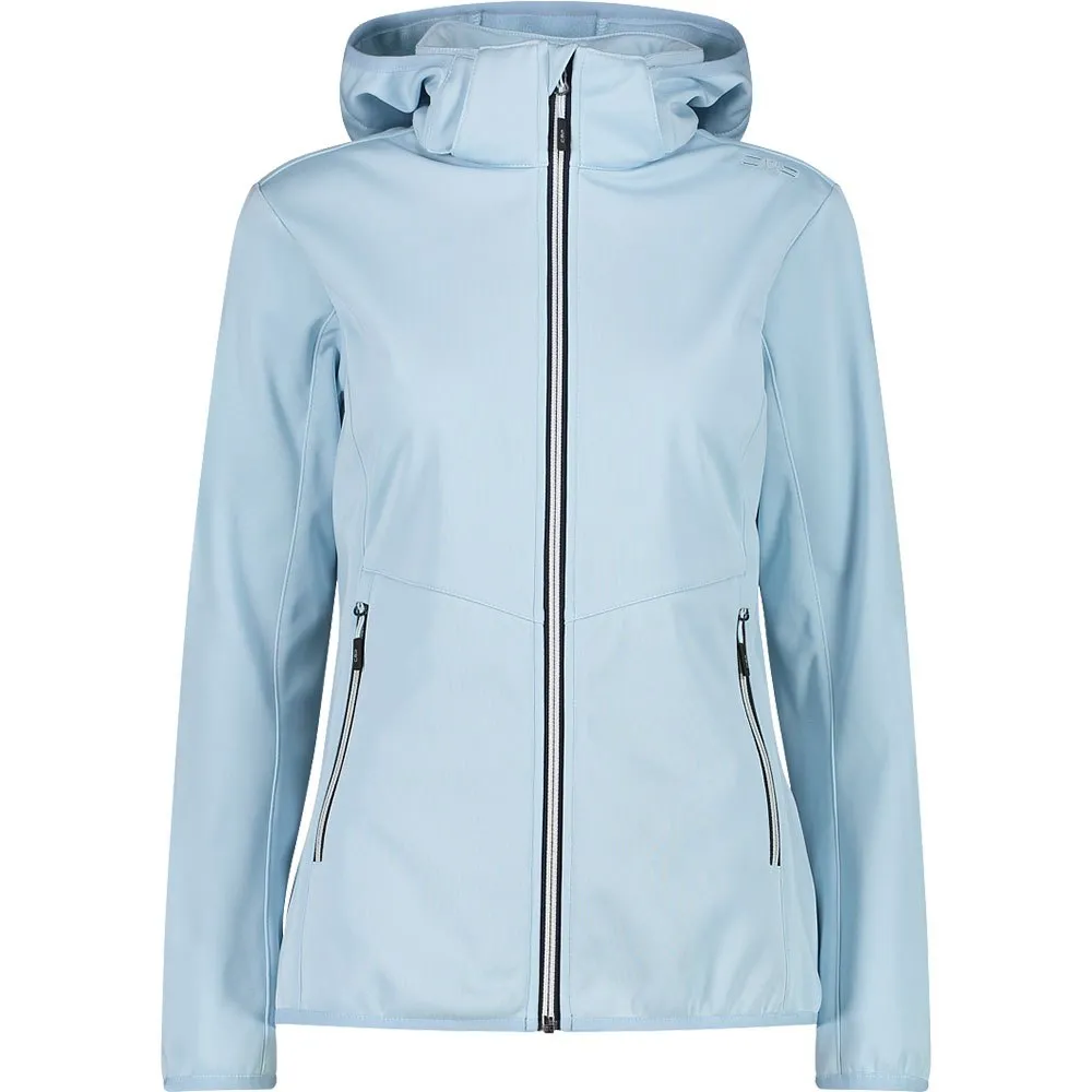 CMP Zip Hood 32a1356 Softshelljacke Refurbished, Cristal blue CMP Zip Hood 32a1356 Softshelljacke Refurbished, Cristal blue