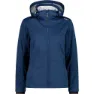 CMP Zip Hood 39a5096 Softshelljacke, Blue / ice
