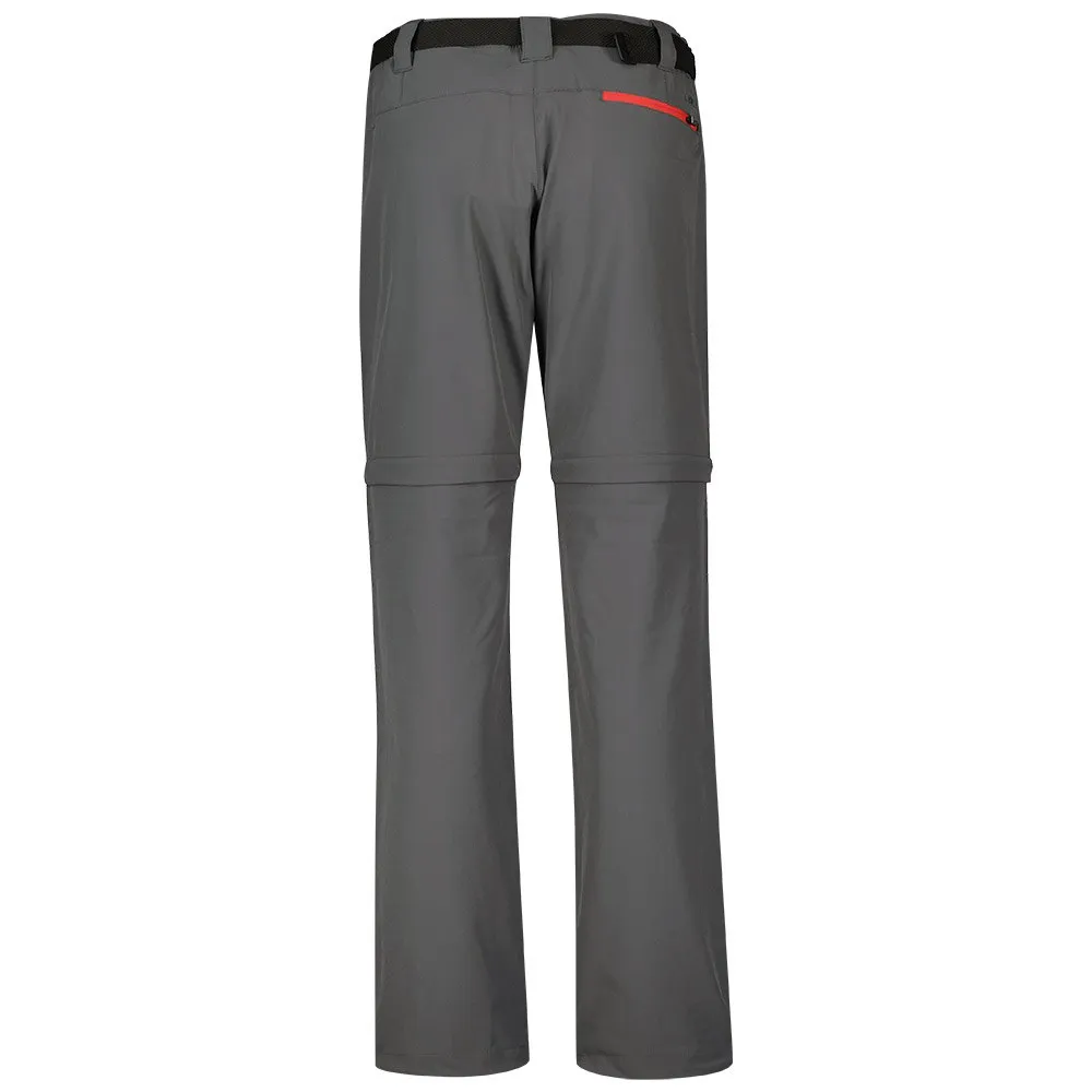 CMP Zip Off Hosen, Gray / campari CMP Zip Off Hosen, Gray / campari