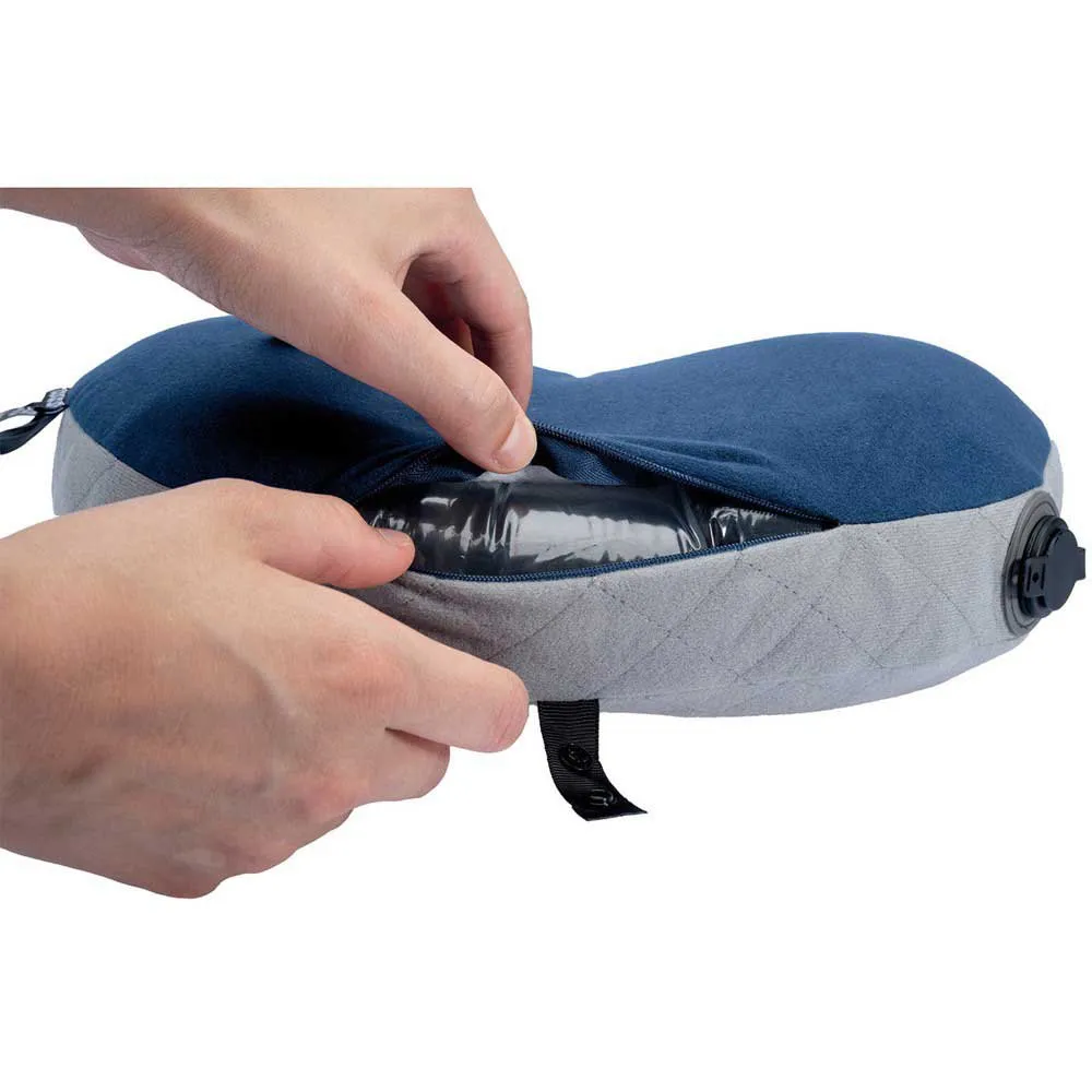 Cocoon Air Core Kissen, Blue / grey, 30 x 41cm