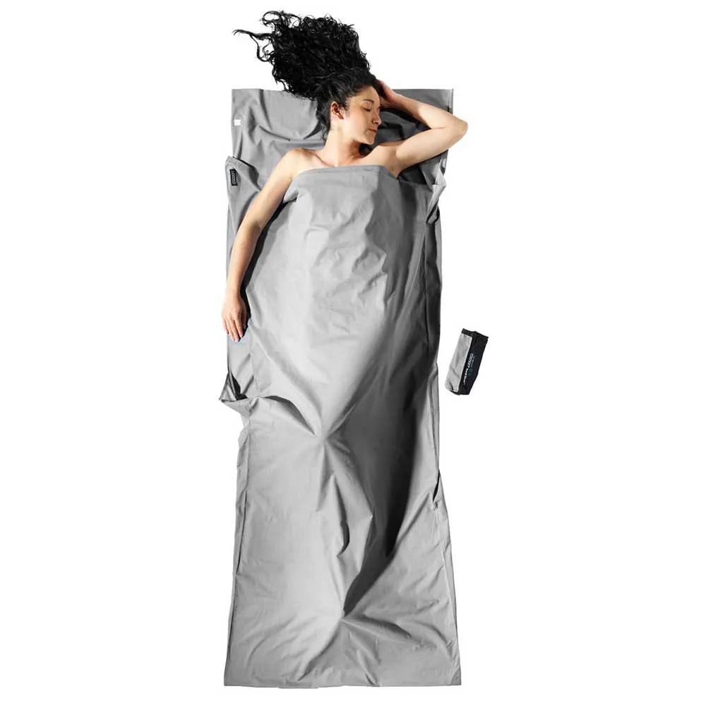 Cocoon Cotton Insect Shield Travel Sheet Decke, Safari grey Cocoon Cotton Insect Shield Travel Sheet Decke, Safari grey