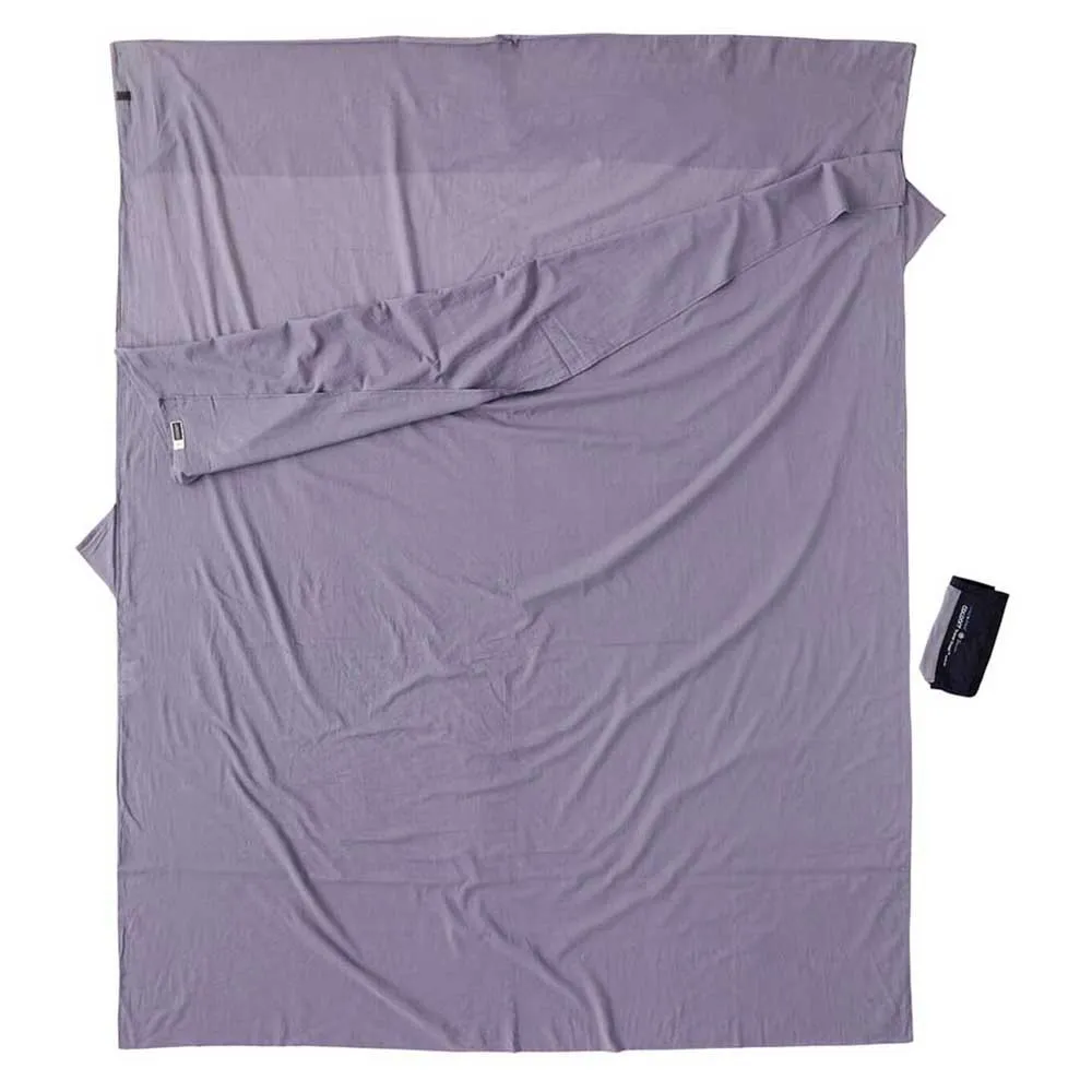 Cocoon Egypt Cotton Insect Shield Travel Sheets Doublesize Decke, Elephant grey Cocoon Egypt Cotton Insect Shield Travel Sheets Doublesize Decke, Elephant grey