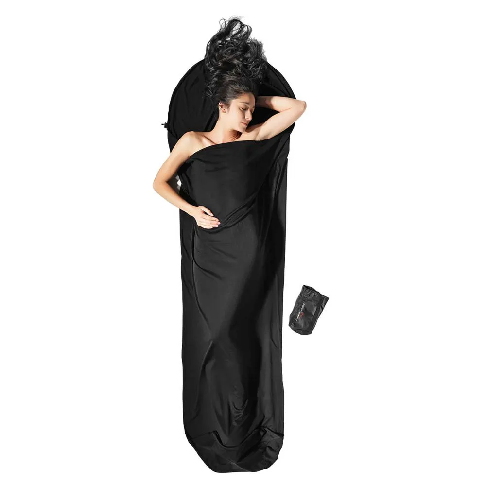 Cocoon Merino Wool Mummy Futter, Black Cocoon Merino Wool Mummy Futter, Black