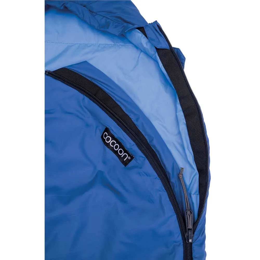 Cocoon Mountain Wanderer 170 X 67-45 Cm Junior Schlafsack, Night blue / light blue, Left Cocoon Mountain Wanderer 170 X 67-45 Cm Junior Schlafsack, Night blue / light blue, Left