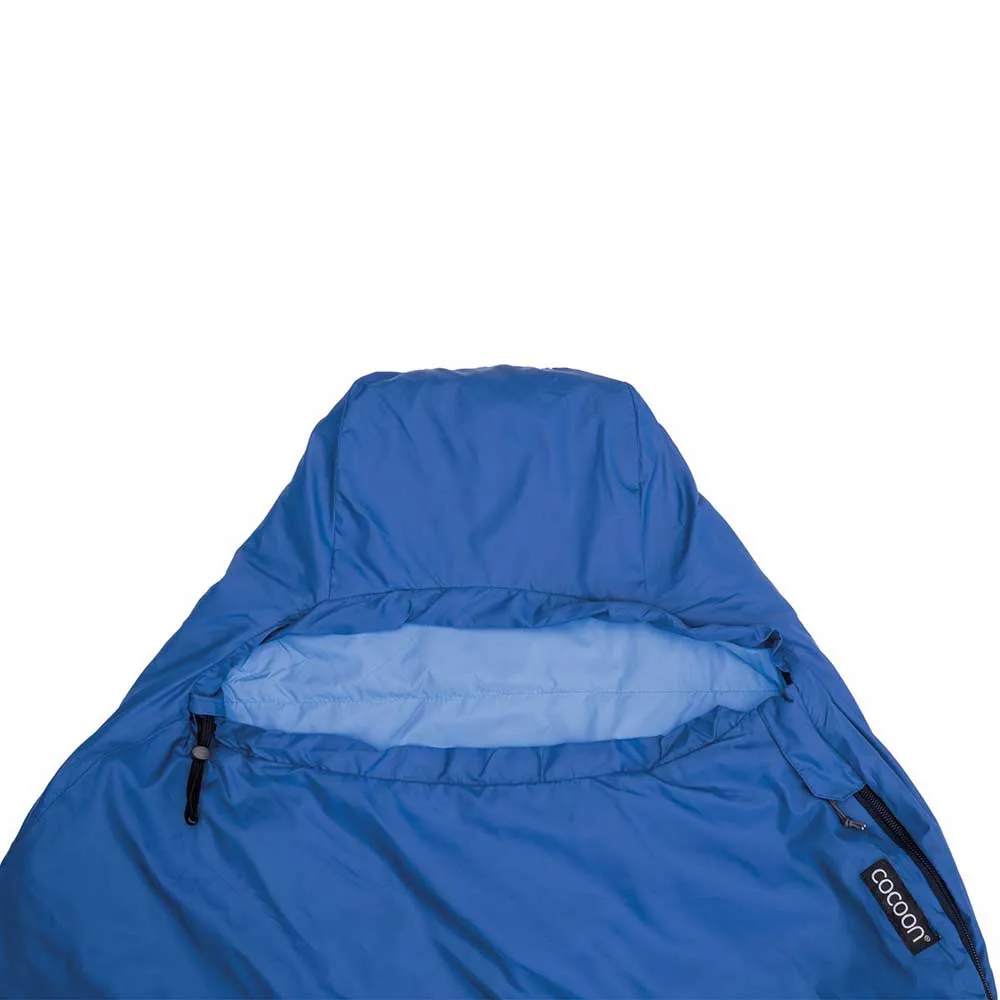 Cocoon Mountain Wanderer 170 X 67-45 Cm Junior Schlafsack, Night blue / light blue, Left Cocoon Mountain Wanderer 170 X 67-45 Cm Junior Schlafsack, Night blue / light blue, Left