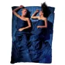 Cocoon Silk Travel 220 X 83 Cm Spannbettlaken, Checked