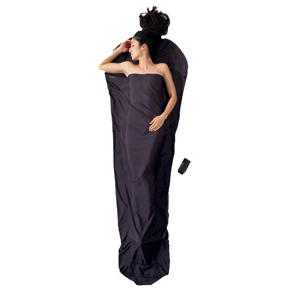 Cocoon Thermolite Silkweight Mummy Liner Bettlaken, Volcano grey Cocoon Thermolite Silkweight Mummy Liner Bettlaken, Volcano grey