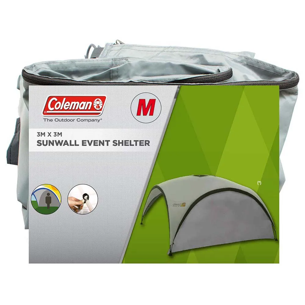 Coleman Event Shelter M Lateral Plane, Black / grey, 300 x 300cm Coleman Event Shelter M Lateral Plane, Black / grey, 300 x 300cm