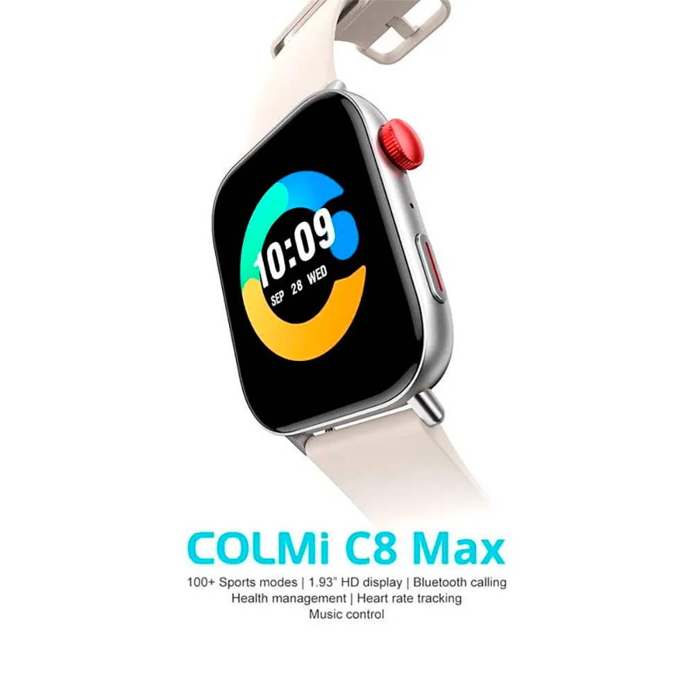 Colmi C8 Max C-serie Smartwatch, Silver