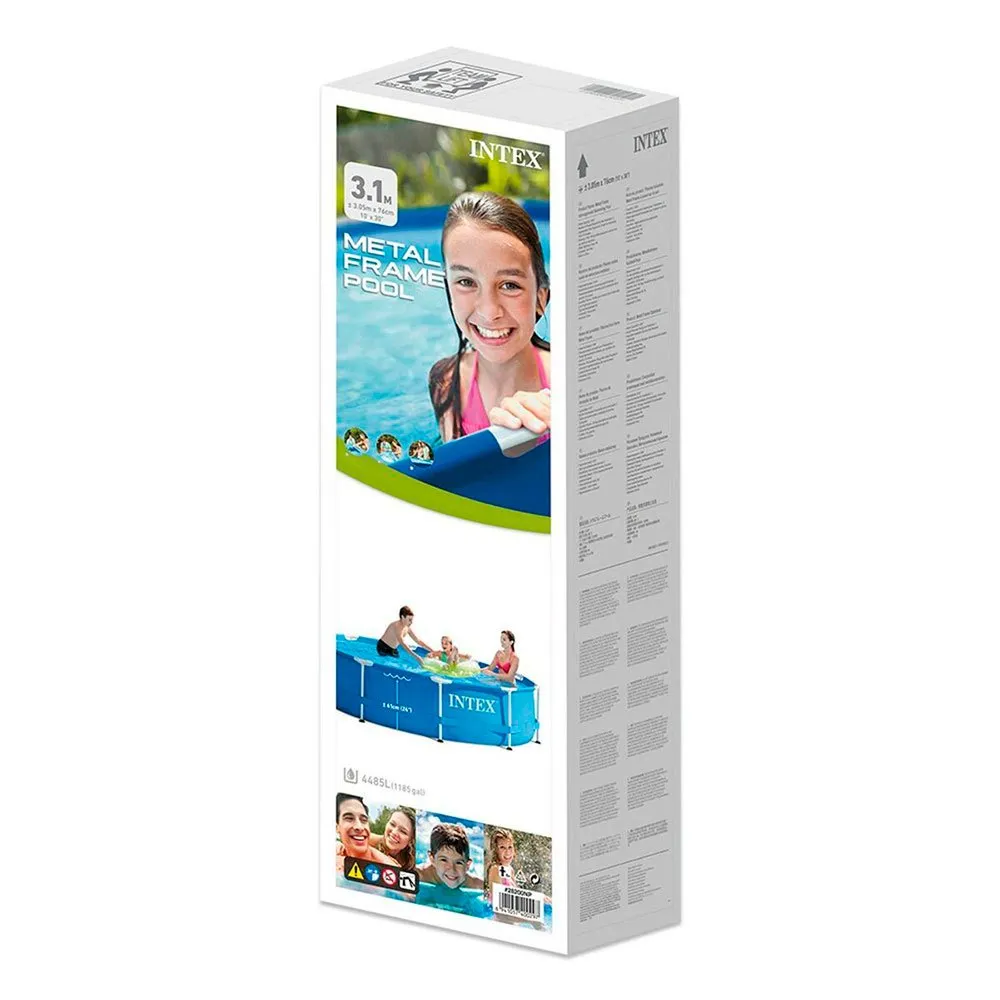 Color Baby Fassungsvermögen Des Runden Pools Mit Metallrahmen 4485l 305x76 Cm, Multicolor, One Size Color Baby Fassungsvermögen Des Runden Pools Mit Metallrahmen 4485l 305x76 Cm, Multicolor, One Size