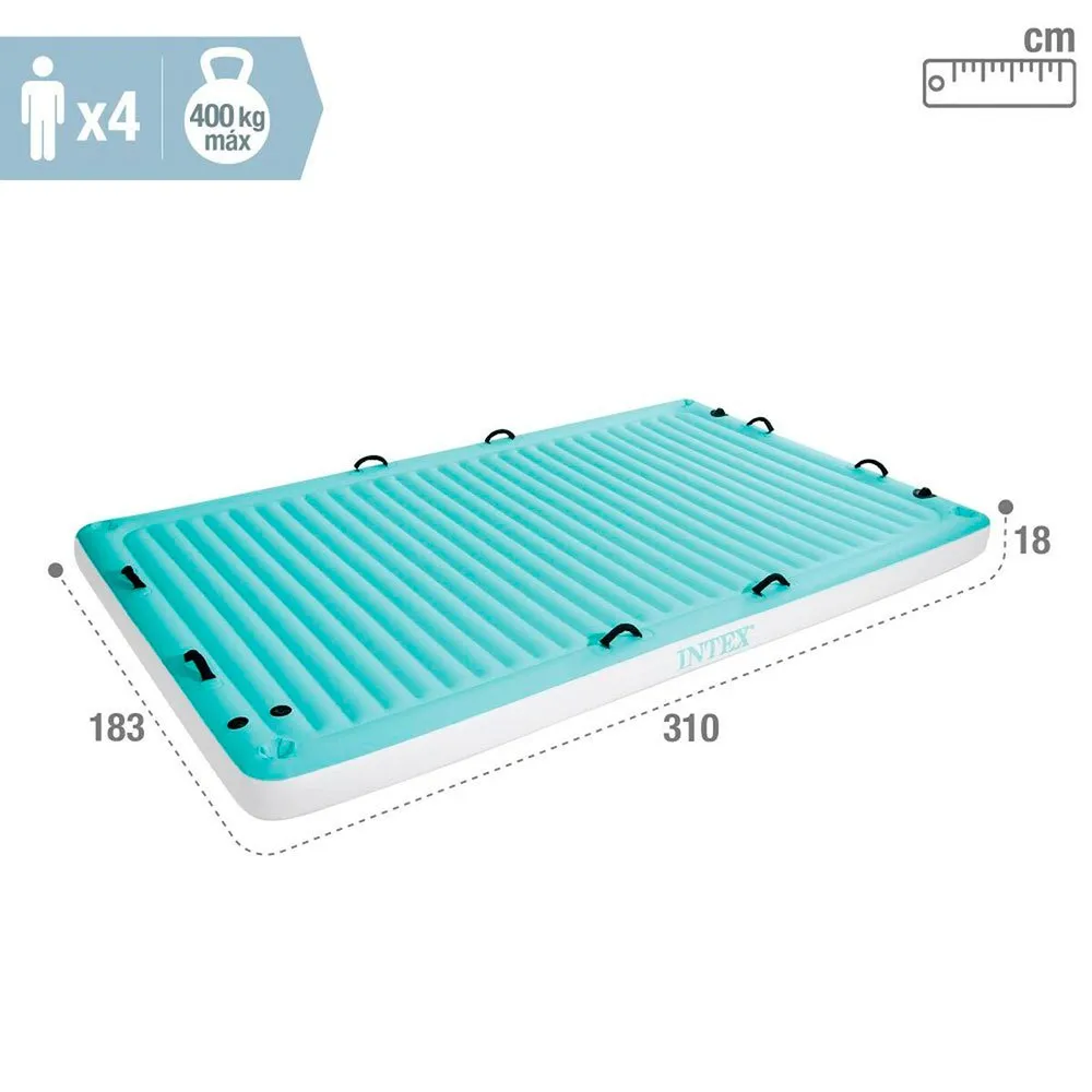 Color Baby Kapazität Der Aufblasbaren Wasserliege 400kg 310x183 Cm unisex, Multicolor, One Size